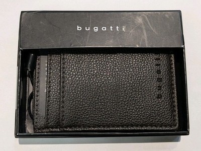 Bugatti Brown Leather Wallet With Cash Clip