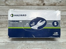 Halyard Sterling SG Nitrile Exam Gloves 1 DENTED Box  Size: SMALL Exp: 08/28
