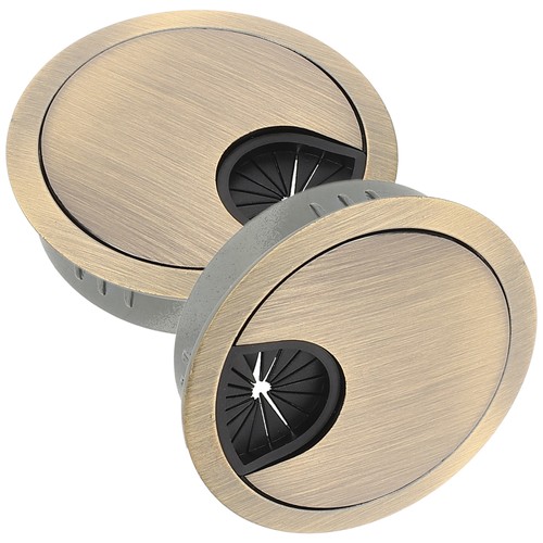 2 Pcs Kabellochabdeckung Büro Schreibtisch-Kabel-Organizer Drahtlochstopfen - Afbeelding 9 van 12