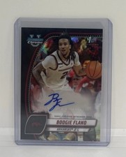 2024-25 Bowman University Prospect Black Wave Refractor Boogie Fland #11 Auto