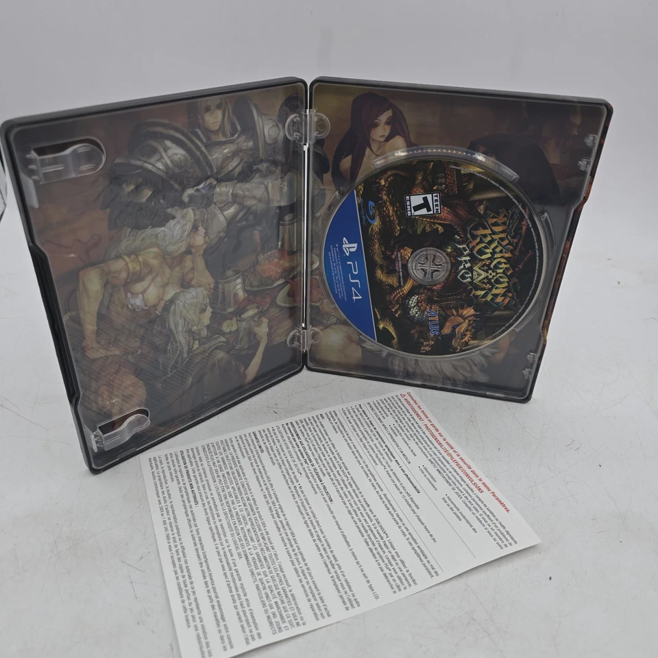 PS4 Dragons Crown Pro Battle Hardened Edition PS4 Steelbook 已经过清洁测试  — 第 3/4 张图片