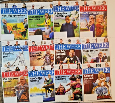 THE WEEK Magazine 2018 ''The Best of the U.S. & International Media'' Multi Issues