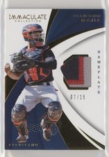 2018 Panini Immaculate Swatches Nameplate 7/15 Francisco Mejia #IS-FM 0a6