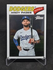 2026 Topps Heritage Andy Pages Chrome #235🔥Los Angeles Dodgers