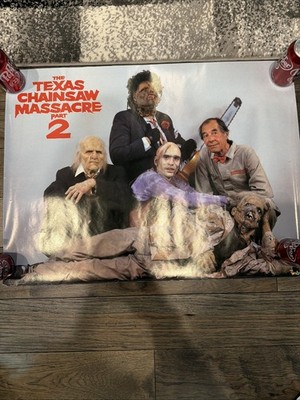 Texas Chainsaw Massacre 2 Poster Funky People Leatherface Horror