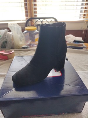 Rouge Zip Up Platform Boot 8.5