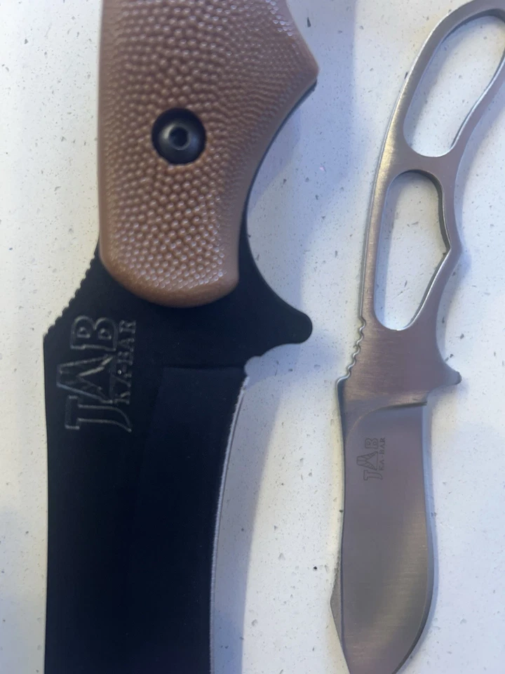 KA-BAR Johnson 冒险刀片培根制造商刀 5601 美国制造 已停产 — 第 2/4 张图片