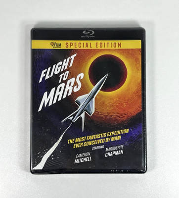 Rare Flight To Mars (1951 Movie) on Blu-ray. New Sealed with 4k Restoration
