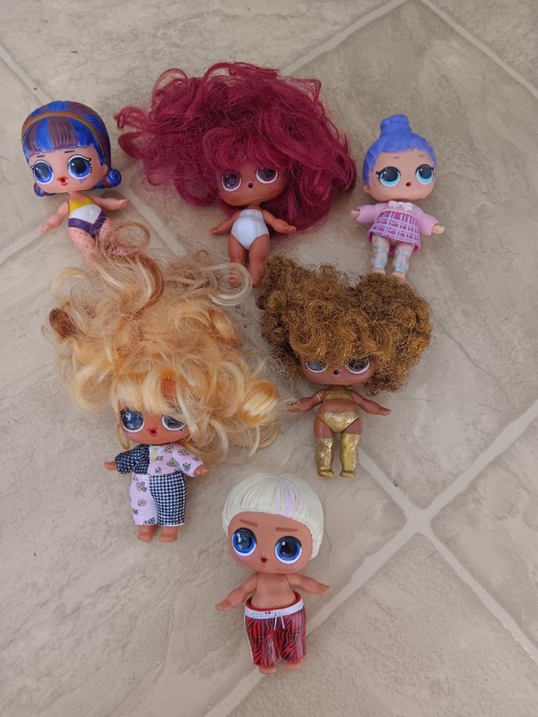 LOT 6 lol surprise dolls FIGURE TOYS girls