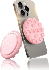 Muuto Magnetic Suction Phone Mount for MagSafe Case,Removable Octo Cup pink 