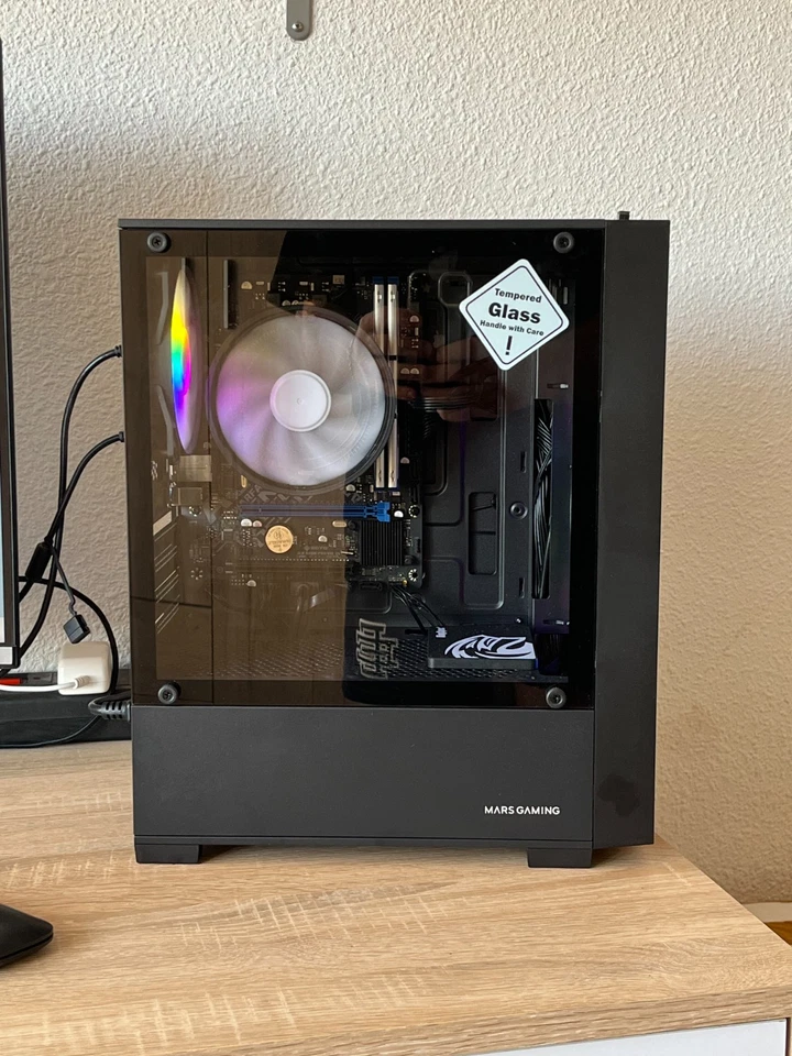 PC Gaming Ordenador Blanco RGB - Immagine 3 di 4