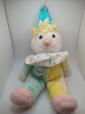 Vintage Eden Pastel Clown Musical Plush Doll 15 Twinkle Little Star Works