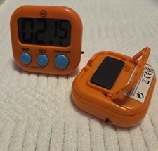 2 Pack Digital Kitchen Timer for Cooking Big Digits Loud Alarm Magnetic Backing