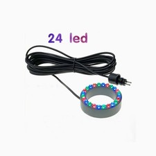 24 Color Underwater Light For Ring Fountain Fish Pond Water Garden w/ AC Adapt4T