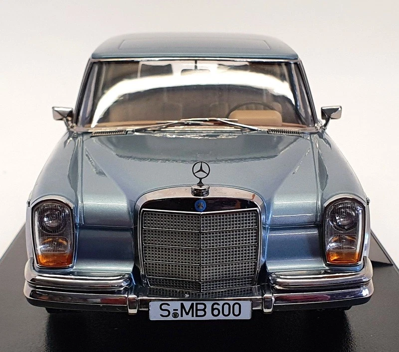 KK Scale 1/18 Scale KKDC180602 - 1963 Mercedes Benz 600 SWB W100 - Light Blue - Image 4 of 4