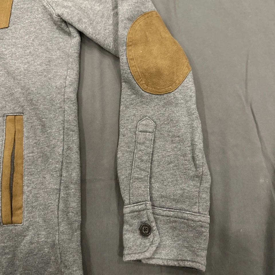 Chaqueta Banana Republic Heritage Country Camisa Abotonada Para Hombres L Marrón Parche en el Codo Foto 4 de 4