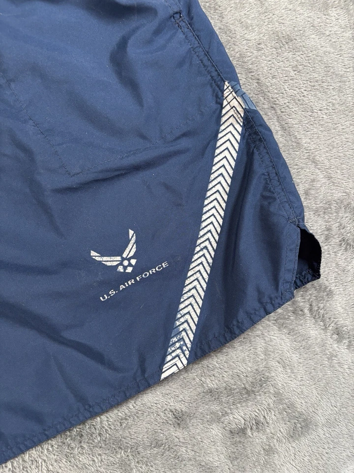 Pantalones Cortos Fuerza Aérea de los Estados Unidos Adulto XXL Azul Calzoncillo Forrado PT Entrenamiento Físico Correr Foto 2 de 4