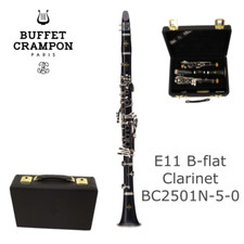 E11 Clarinet BUFFET CRAMPON BC2501N-5-0 incl luxe hard case