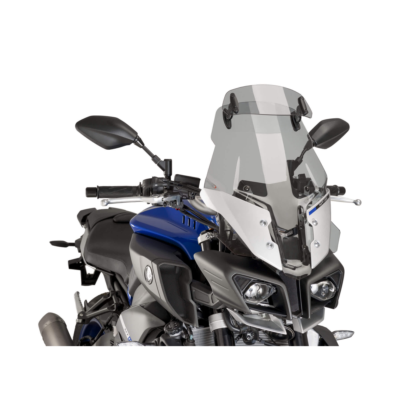 Cupolino e deflettore PUIG touring fumè chiaro per Yamaha 1000 MT10 2016-2021