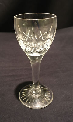 Stuart Crystal Glencoe Pattern Shot Tot Apertif Cut Glas Kristall 3 3/4'' 9,7 cm