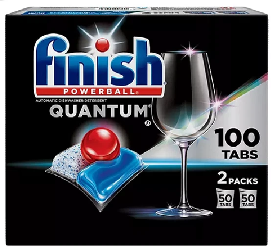 Finish Quantum Powerball Dishwasher Detergent Tablets 100 ct. -