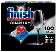 Finish Quantum Powerball Dishwasher Detergent Tablets 100 ct. - FREE shipping