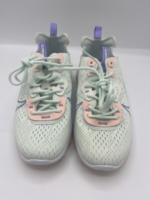 Size Nike React Vision Barely Green Purple Pulse W, New, Damaged Box 