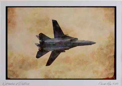 034098 Grumman F 14D Tomcat _ United States Navy Watercolour Picture Ltd Ed A4
