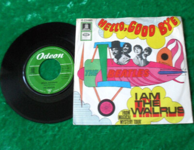 Single 7'' The Beatles - Hello Goodbye / I am the walrus (different Backcover)