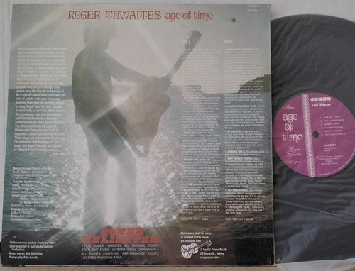 ROGER THWAITES - AGE OF TIME 1971 SOUND UNLIMITED SSU8001 AUS 1ST ED LP - Picture 2 of 2