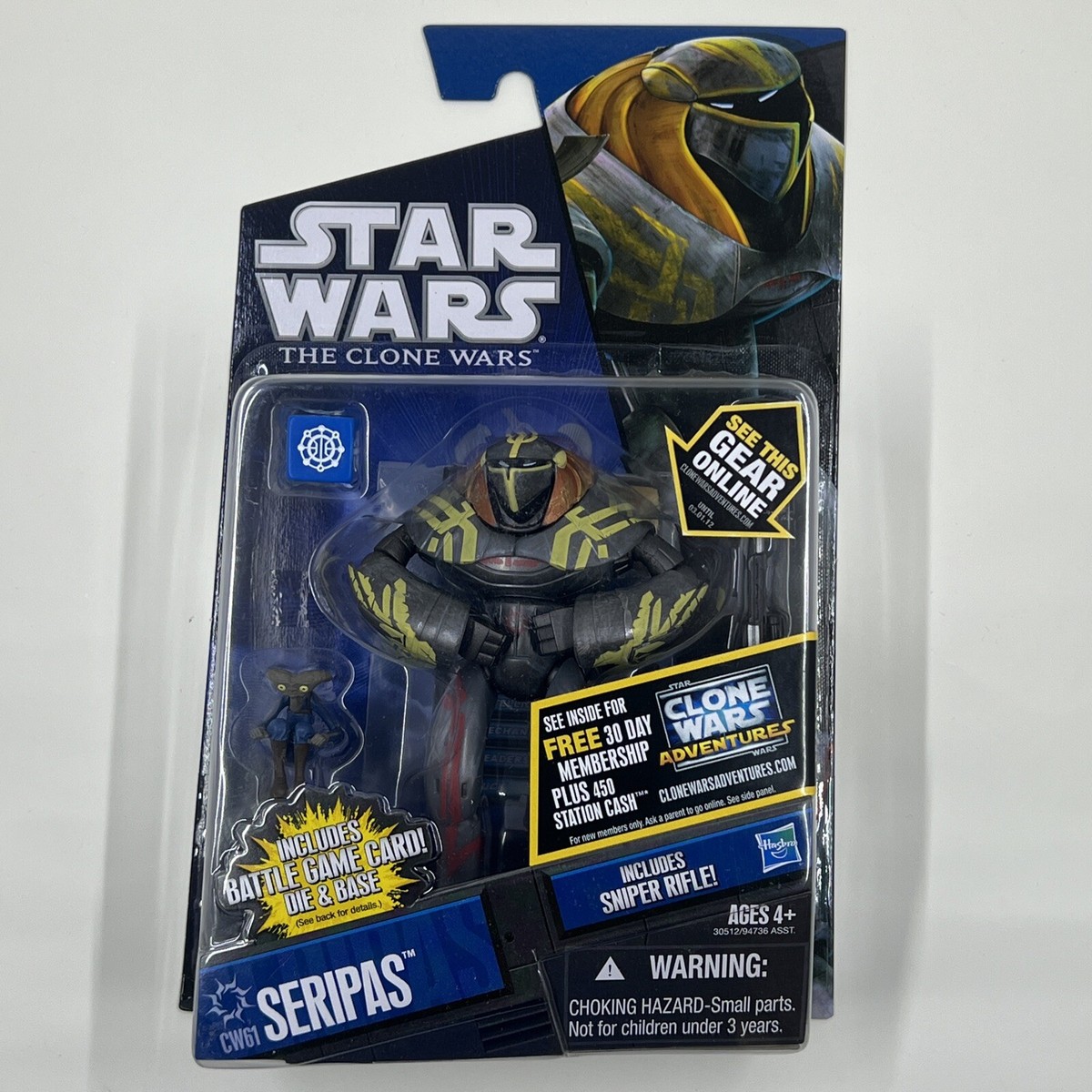 Hasbro Star Wars: The Clone Wars - Seripas #CW61 3.75
