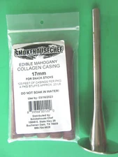 COMBO Slim 2" base  x  3/8" Snack Stick Tube + 17mm Casings for Sausage Stuffer