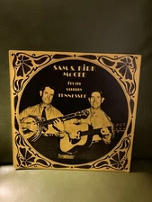 Sam & Kirk McGhee from Sunny Tennessee LP Vinyl Bear Family Records 1975 VG+