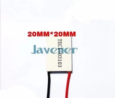 20x20mm 3.7V TEC1-03103 Heatsink Thermoelectric Cooler Peltier Cooling Plate