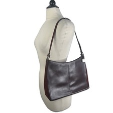 Missoni Vintage Brown Leather & Suede Shoulder Bag Purse