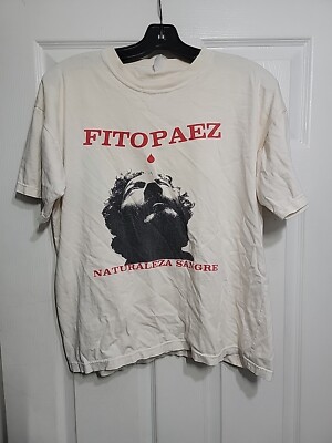 Vintage Fito Paez Naturaleza Sangre Shirt Promo Band 