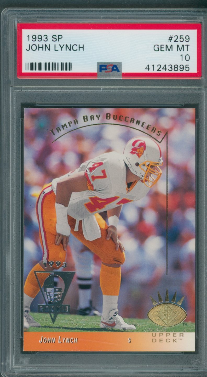 1993 SP #259 John Lynch PSA GEM MINT 10 *3895