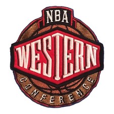 2003 WESTERN CONFERENCE NBA BASKETBALL 4.25” LEAGUE LOGO PATCH