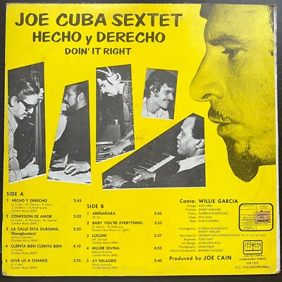 ☆ The Joe Cuba Sextet - Wanted Dead / LP The Joe Cuba