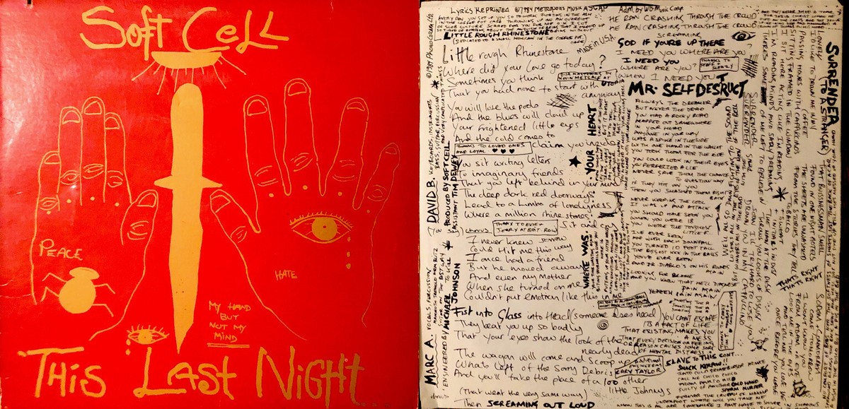 ソフトセル THIS LAST NIGHT IN SODOM LP レコード Soft Cell