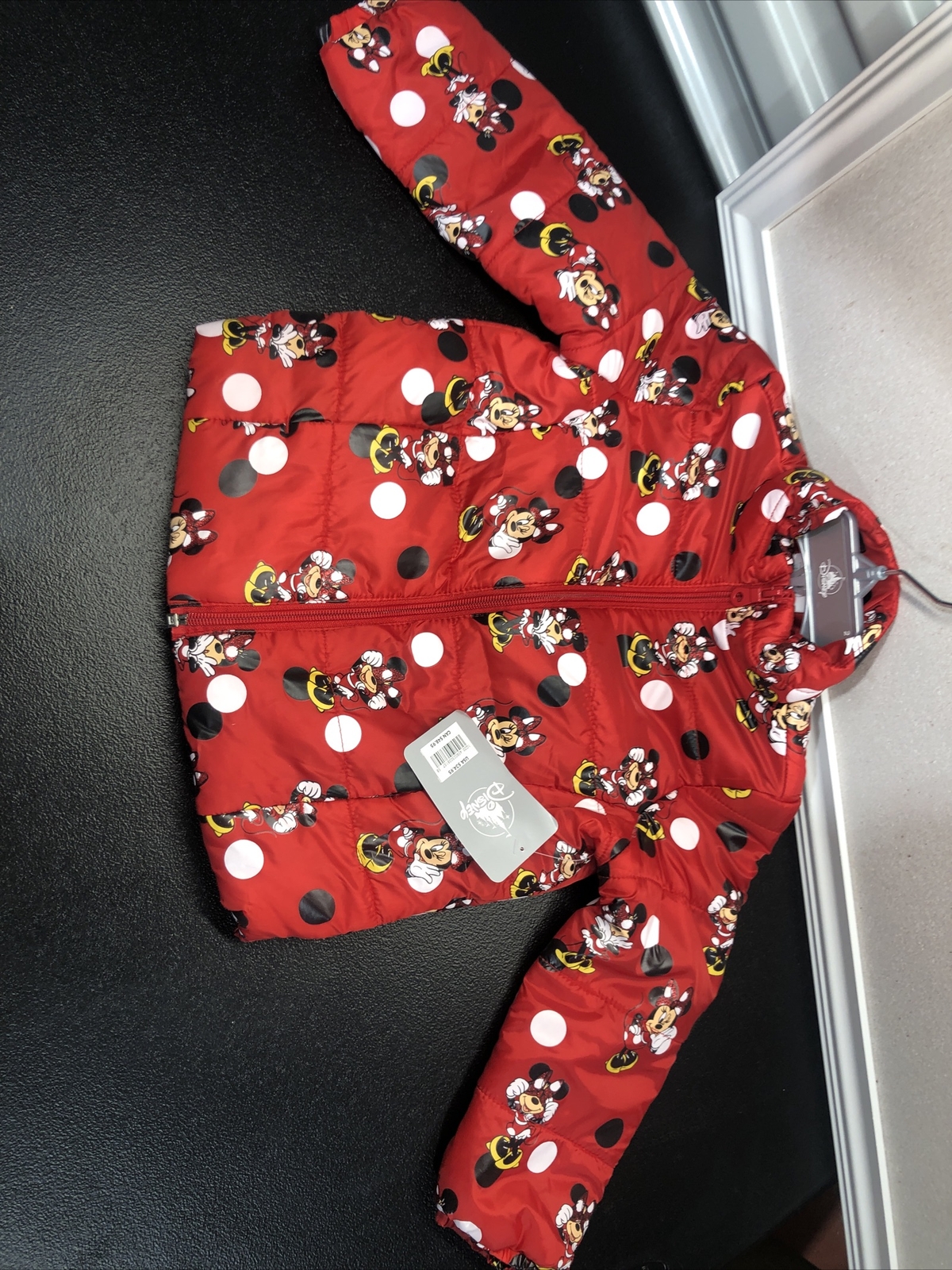 Disney Minnie Mouse Lightweight Puffy Puffer Jacket Red Size 2 For Sale Online Ebay