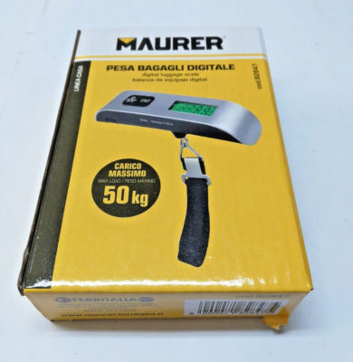 HalyCare Bilancia Digitale Per Bagagli Portatile - Display LCD Retroilluminato, Fino A 50 Kg - 3