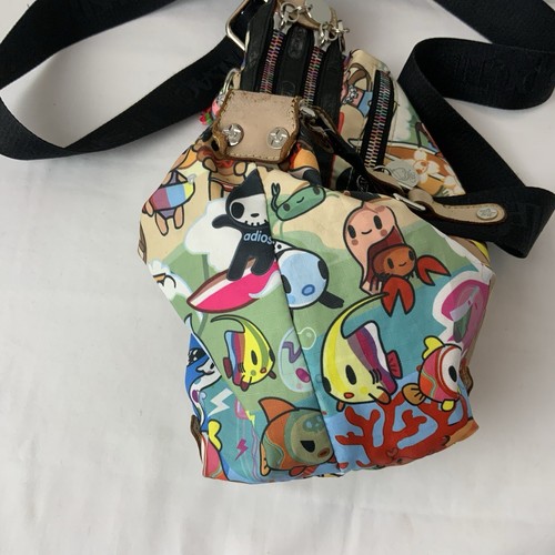 Lesportsac Tokidoki Bambinone Spiaggia Beach Crossbody Bag Purse - Picture 5 of 19
