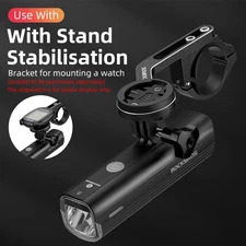 ROCKBROS Bicycle Headlights 1000LM USB Charge Cycling Front Light LED Flash Lamp