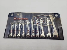 Vintage Napa New Britain 10 Piece Open End Ignition Wrench Set In Original Pouch