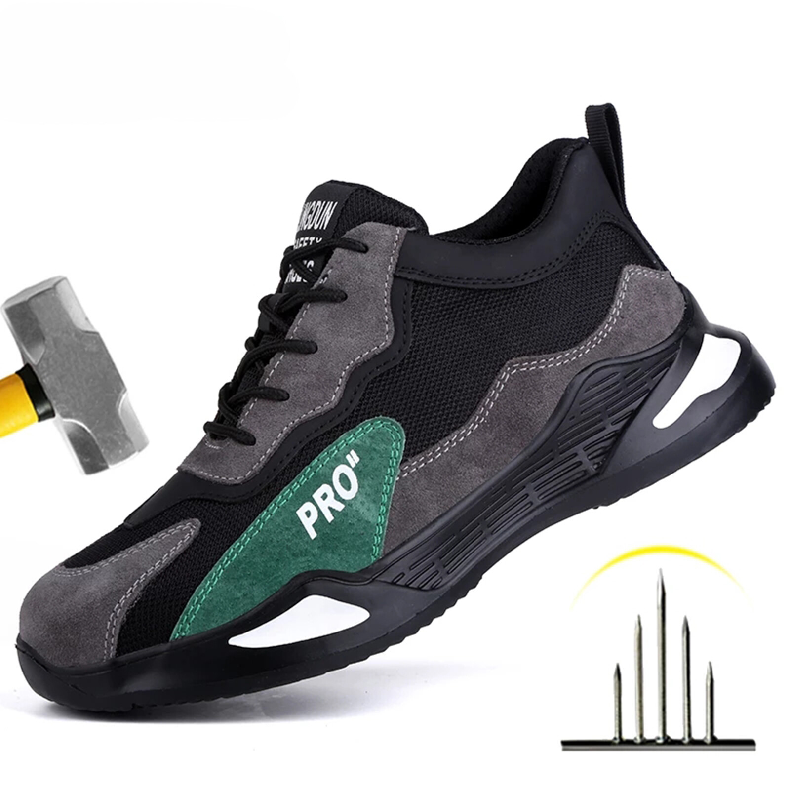 SALOMON Sneakers antinfortunistiche da lavoro uomo indistruttibili punta acciaio scarpe antiforatura outdoor