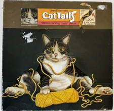 CEACO Vintage 1999 Lowell Herrero CAT TAILS 500 CURLY Piece Puzzle
