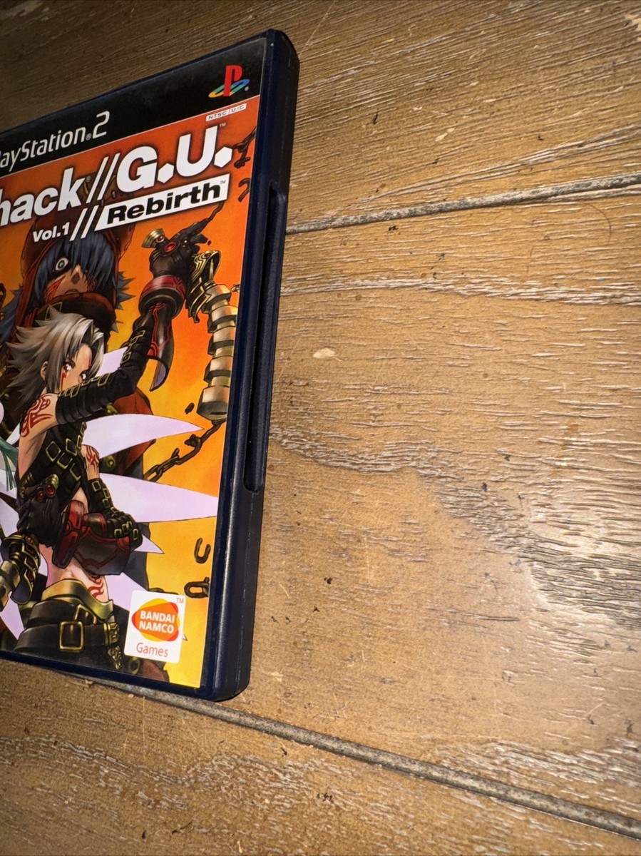 Dot Hack G.U. Vol. 1-3 Rebirth Reminisce Redemption PS2 ALL