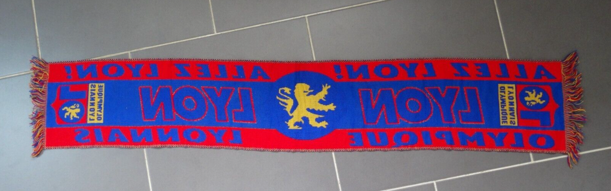 ECHARPE DE FOOTBALL vintage Olympique Lyonnais EUR 15,00 - FR