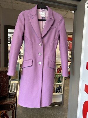 ジャケット・アウター VERSACE/Virgin Wool coat Beautiful Versace Pink Virgin Wool Coat Size 40 Small | eBay
